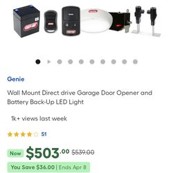 Smart garage door opener