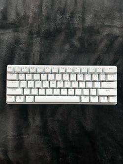 Razer Huntsman Mini Mercury White 60% Gaming Keyboard | Excellent Condition