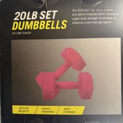 10 Lb Dumbbells X 2