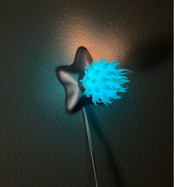Vintage 90’s spike light bulb