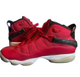 Nike Air Jordan 6 Rings Gym Red 322992-601 Men's 8