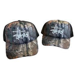 stussy australia realtree trucker hat