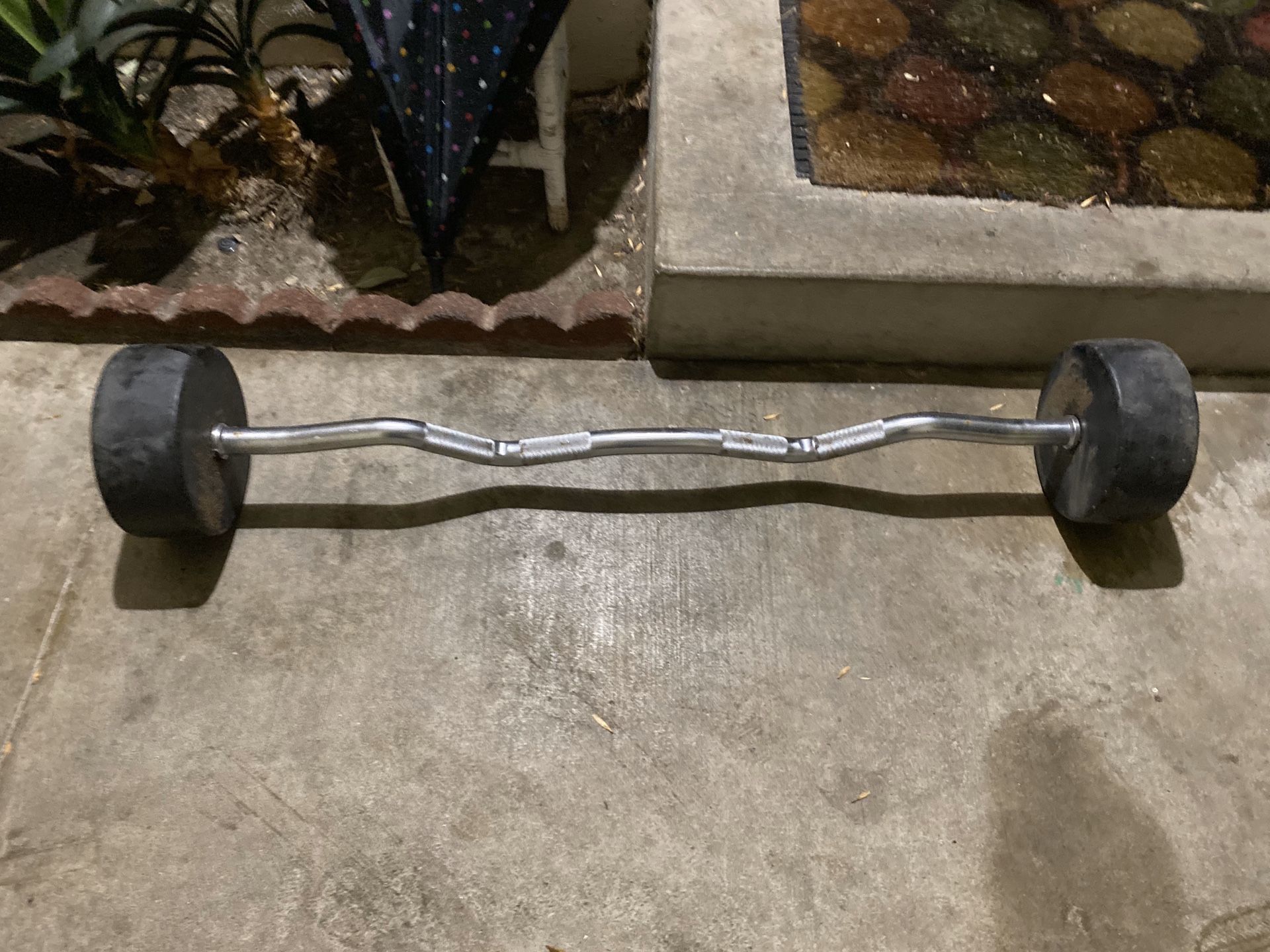 80 lbs fix ez curl bar GPI brand