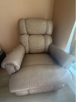 Genuine Leather La-Z-Boy Recliner