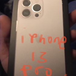 iPhone 13 Pro 512gb Unlocked Silver
