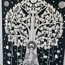 Buddha Tree Twin tapestry 