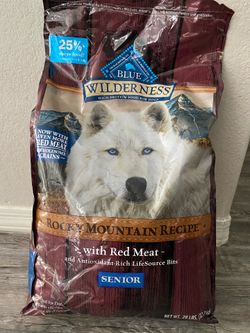 New blue wilderness dog food.