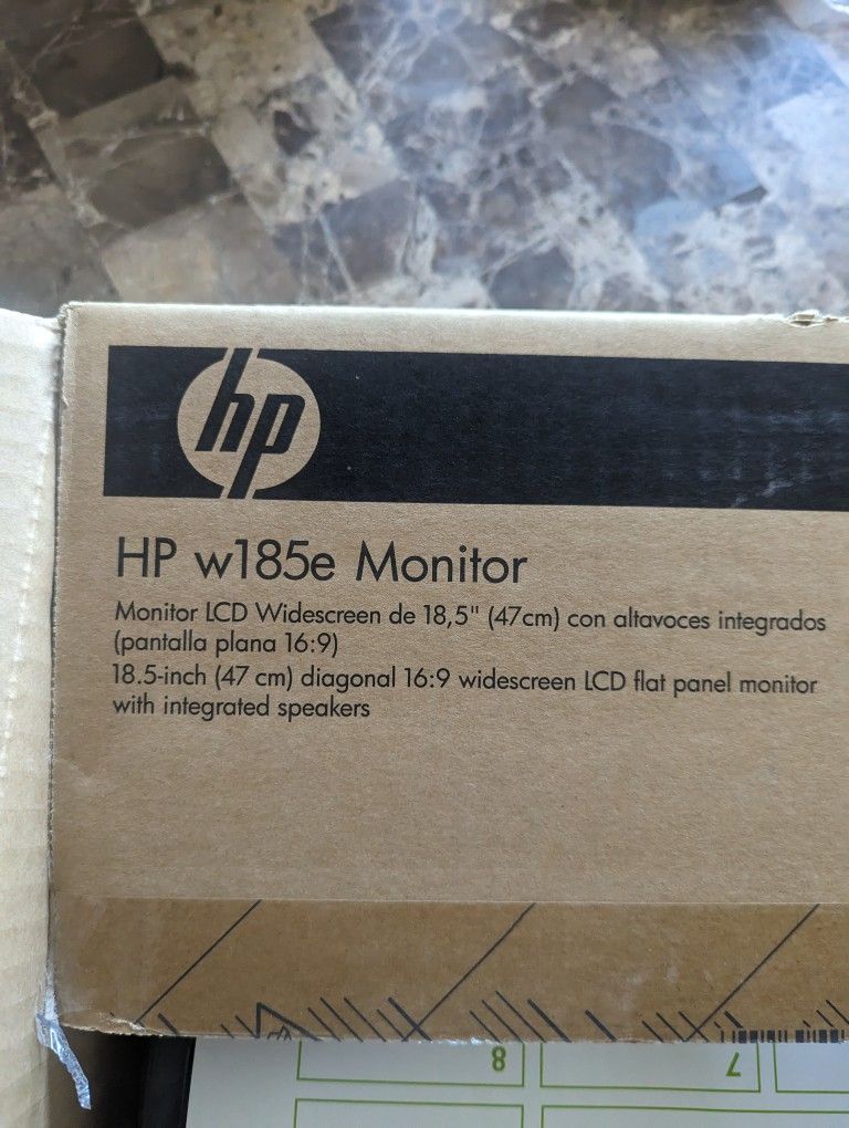 Hp 18.5 Computer Monitor 