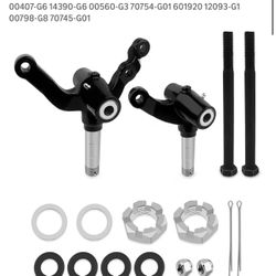 Front Replacement Spindles Set For EZGO PDS/TXT Electric & Gas Golf Cart 2001-Up