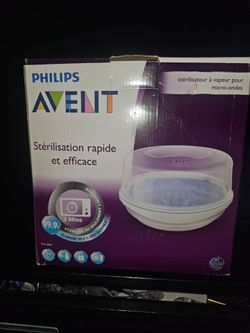 New Baby avent microwave steam sterilizer baby bottle