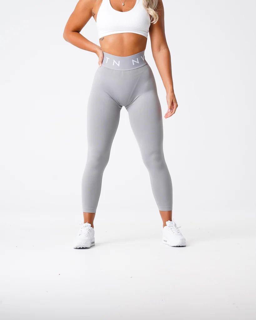 NVGTN Light Grey Sport Seamless Leggings