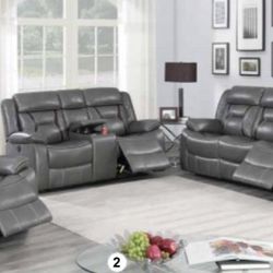 3pc Recliner Sofa Set 
