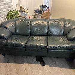 Green Sofa And Loveseat 
