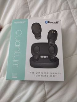 Merkury Quantum True Wireless Earbuds with Charging Case