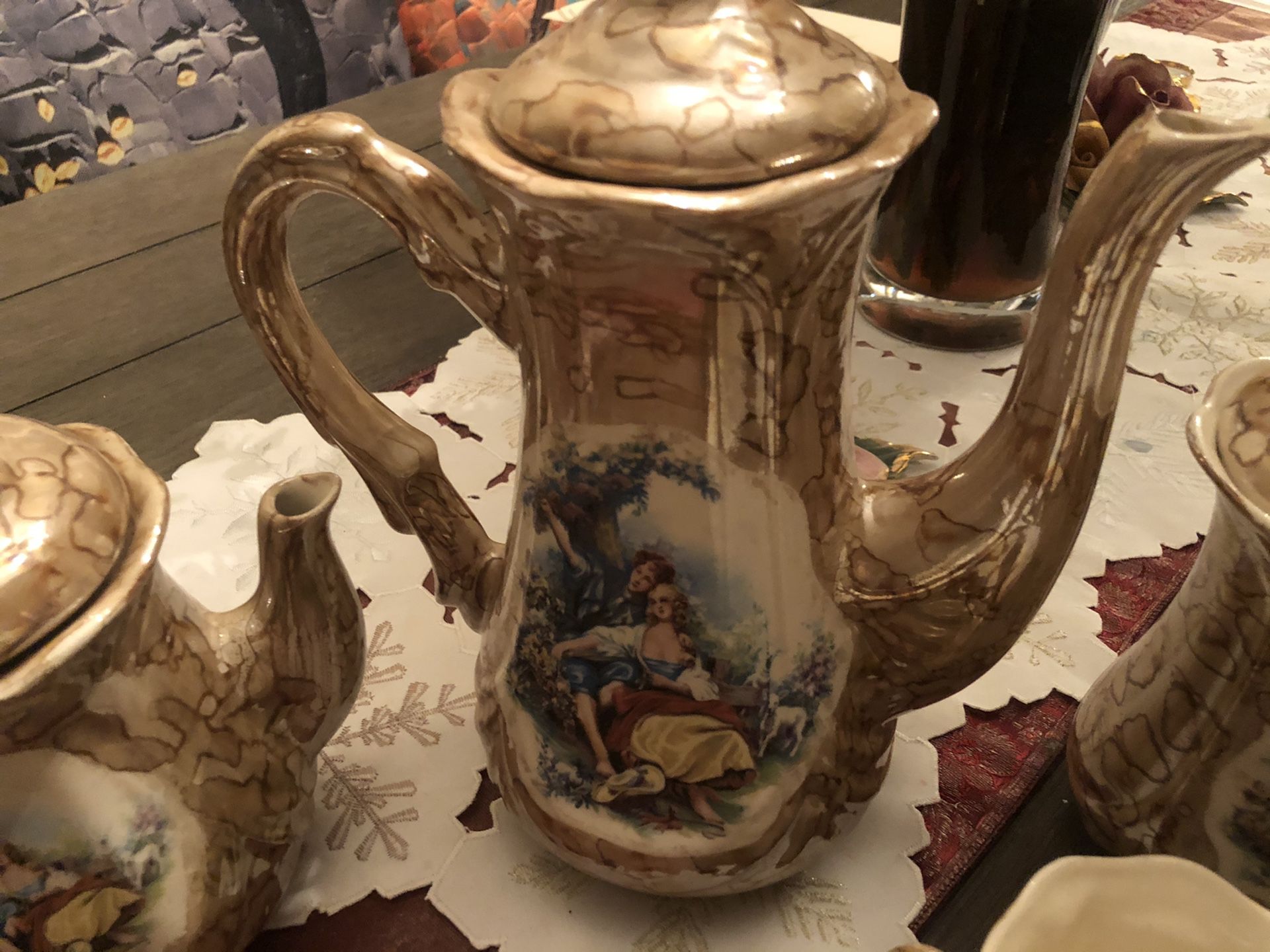 Grandma’s teapot set