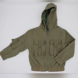 Girls ❤️❤️❤️ 4T Olive Green Lightweight Jacket