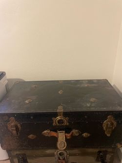 Vintage metal chest