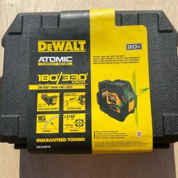 Dewalt  Atomic  Cross Line Laser  20 V  Max.   180’/330’. DCL34021B1 New. Laser