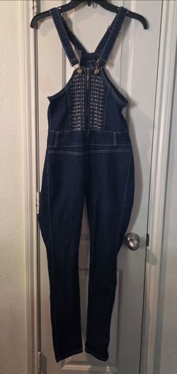 Y2K M. Michel Women Size 5 
Blue Denim  Jumpsuit Romper
