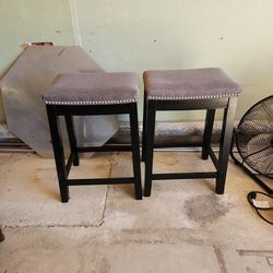 Black And Grey Stools