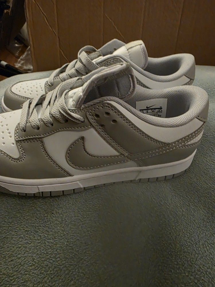 GRAY NIKE DUNKS SIZE 8.5