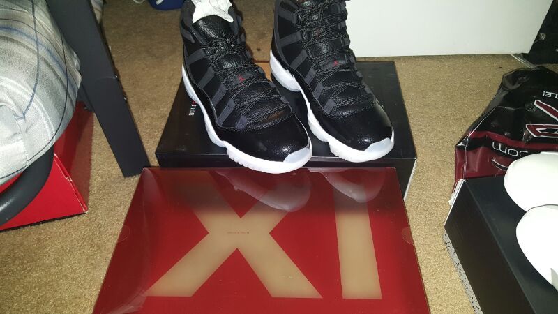 Jordan 72-10 11s.. Size 11..Very Hot Pair Of jordans