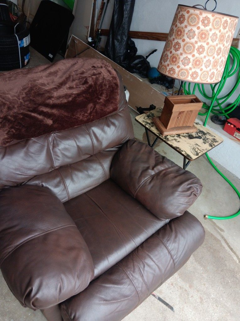 Leather Recliner 