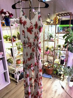 Women’s high-low romper