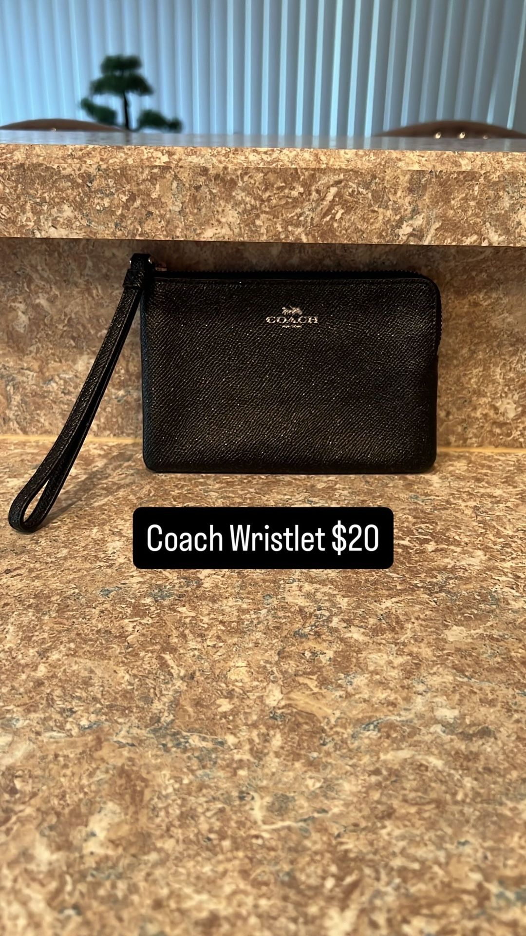 Coach Wristlet Black