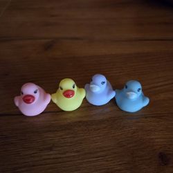 Tiny Pastel Rubber Ducks