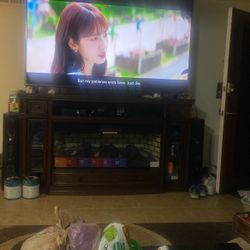 Entertainment Center With Fireplace TV stand