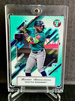 2025 Topps Pristine Randy Arozarena Aqua /199 Seattle Mariners