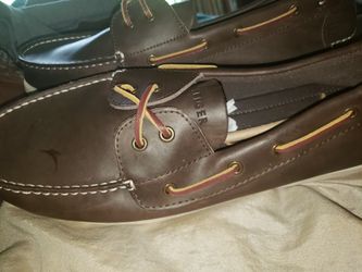 Brand new Tommy Hilfiger leather boat shoes
