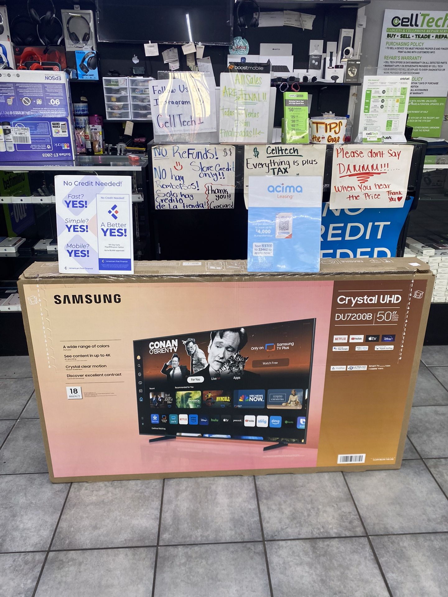 50β Smart Tv $30 Down