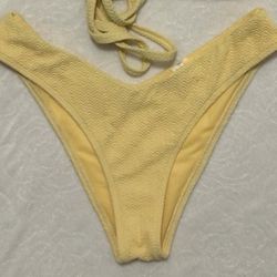 Abercrombie & Fitch Yellow Bikini Bottom