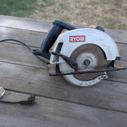 Ryobi CSB123 7-1/4 Inch Circular Saw Corded Electric Power Tool for Wood Cutting