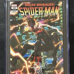 Miles Morales: Spider-Man #19 CGC SS 9.8 Signed & Sketched Derrick Chew Census=3