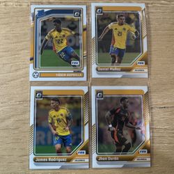 Colombia Soccer Team Cards (4 Pcs)