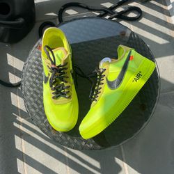 Off-White Nike Air 1 'Volt' - Size 10.5 Sale in Valley Stream, NY - OfferUp