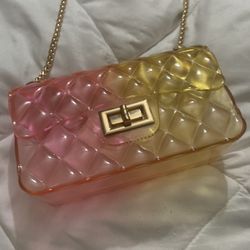 Pink And Yellow Bubble Purses