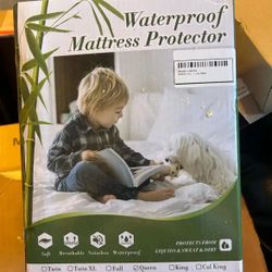 Brand new in the package waterproof mattress protector