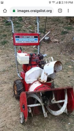 Craftsman snowblower 5 horsepower 20 inch two stage