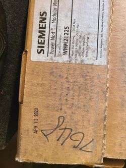 Siemens Wmm 21225 modular metering system