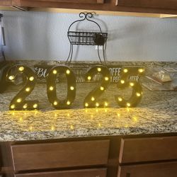 Light Up Table Top Markee Numbers 