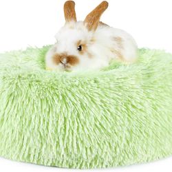 Bunny Bed for Rabbits, Warm Rabbit Bed Small Animal Beds for Guinea Pig, Chinchilla, Chipmunk, Squirrel, Bunny Beds Mat Nest, Green