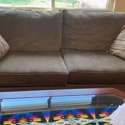 Couch and Oversized Chair