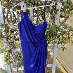 Cocktail Dress Royal Blue