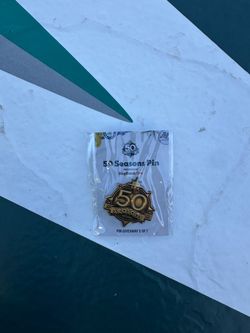 2026 Seattle Mariners 50 Seasons Anniversary Pin Day 8/9/26 Brand New Keybank