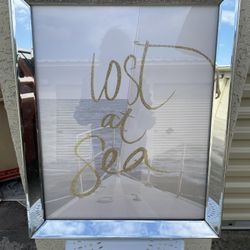 Framed Sea Themed Art.
