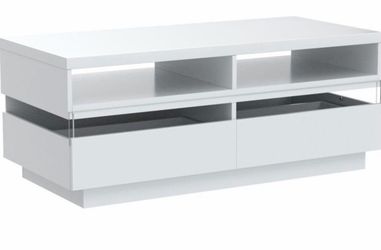 Modern 48” LED lights Coffee Table/tv stand